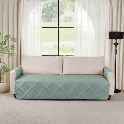 Backless Couch Cover for Dogs - Large Sofa 68inch  (Sage Green)