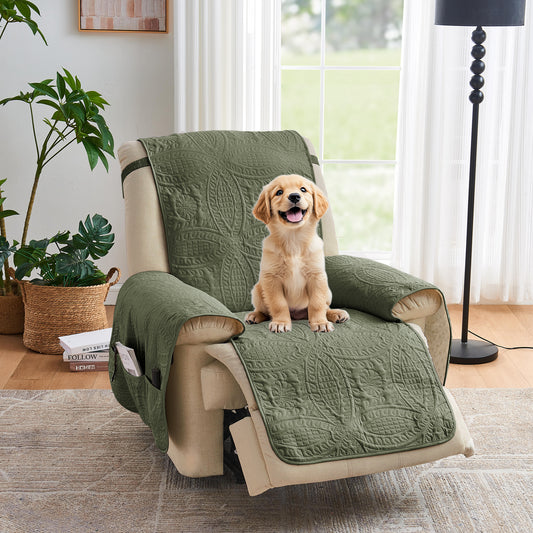 Large Green Recliner Cover - Recliner 30inch  (Olive Green)