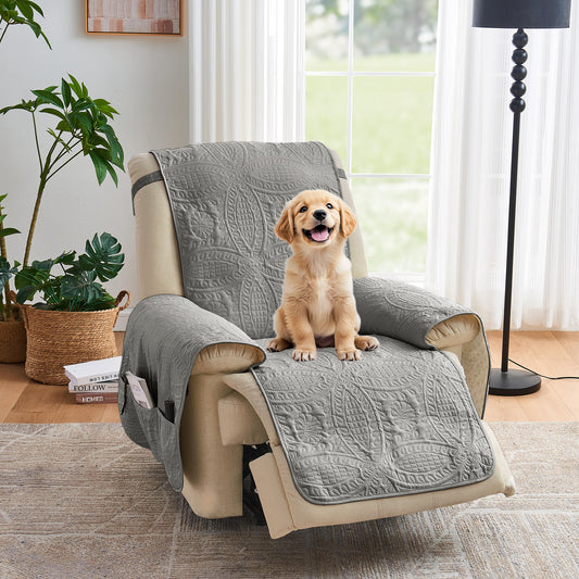 Large Gray Recliner Cover - Recliner 30inch  (Cool Gray)