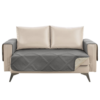 Backless Couch Cover  - Cool Gray