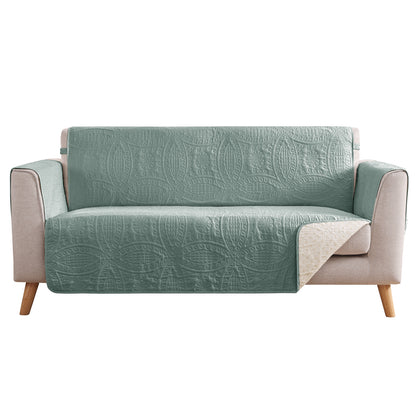 Sage Blue Loveseat Cover - Loveseat 48inch  (Sage Blue)