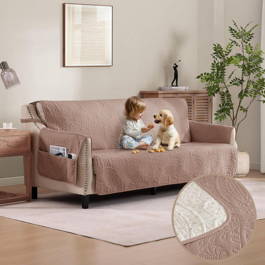 Loveseat Cover - Loveseat 48inch  (Dusty Pink)