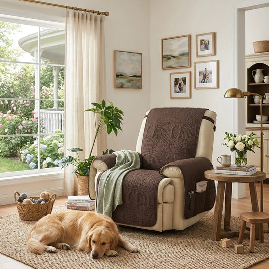 Brown Recliner Cover - Recliner 26inch  (Chocolate)